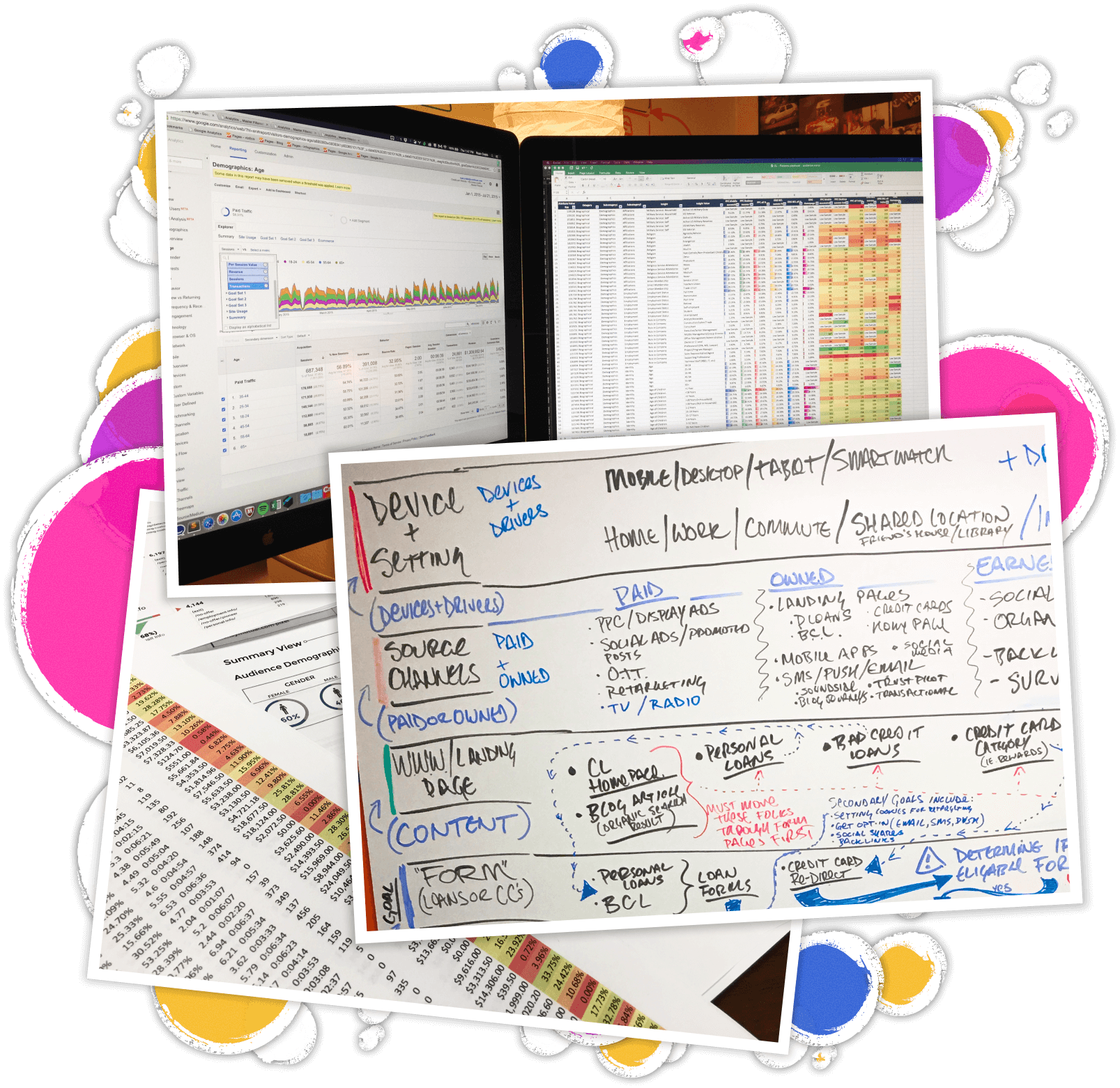Analytics Data, Marketing Touchpoints - Millions Of Data Points